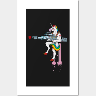 Gaming Unicorn Posters and Art